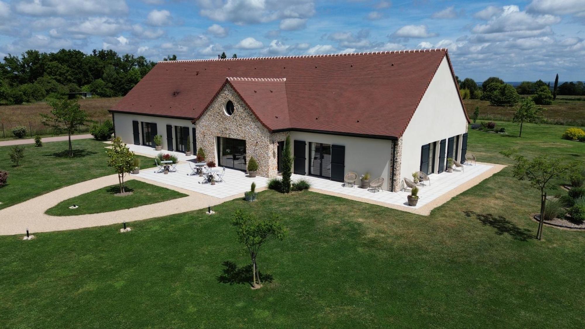 Aux 3 Forets Bizeneuille Exterior foto
