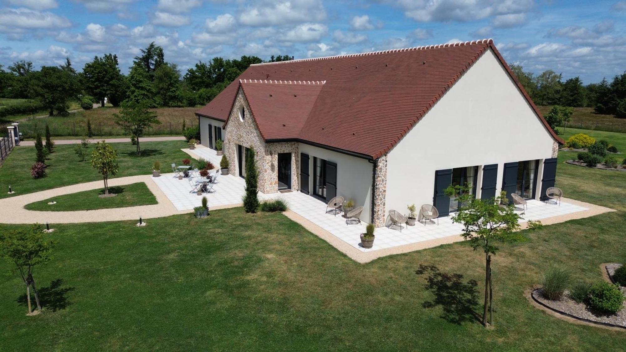 Aux 3 Forets Bizeneuille Exterior foto